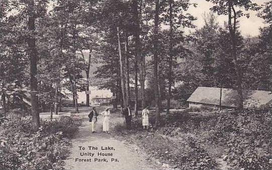 Pennsylvania Forest Park  To The Lake Unity House  Albertype