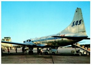 SAS Scandinavian at Stockholm Bromma Airport Postcard 