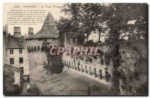 Vannes Old Postcard Trumpet tower