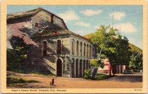 Postcard NV Virginia City - Piper's Opera House - exterior