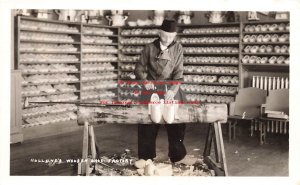 Native Ethnic Costume, RPPC, Holland Michigan, Wooden Shoe Factory