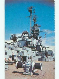 Pre-1980 military USS MASSACHUSETTS BATTLESHIP BOAT Fall River MA AF4644