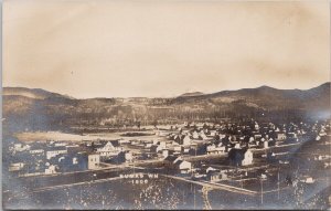 Sumas Washington 1906 Mt Baker Hotel BirdseyeUnused Real Photo Postcard H33