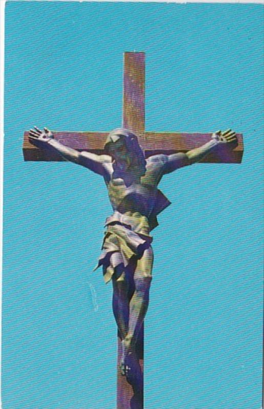 Michigan Indian River Catholic Shrine Largest Crucifix In The World 1960