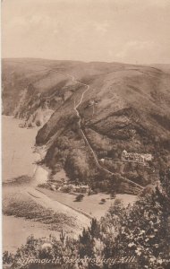 LYNMOUTH & COUNTISBURY HILL, Devon - Vintage POSTCARD