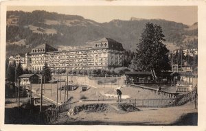 Lot104   switzerland villars palace hotel Ollon real photo