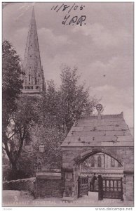 CARDIFF, Glamorgan, Wales, United Kingdom, PU-1905; Llandaff Cathedral And Ly...