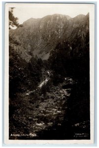 c1940's Aberglaslyn Pass View Snowdonia Wales RPPC Photo Unposted Postcard