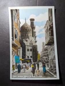 Mint British Egypt English Postcard Cairo Ibrahim Aghas or Blue Mosque