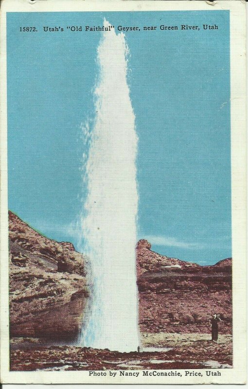 Utah's Old Faithful Geyser, Near Green River, Utah