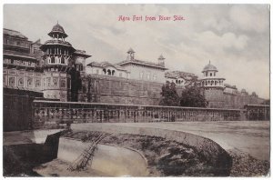 Agra Fort From River Side India