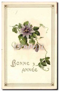 Old Postcard Fantasy Flowers