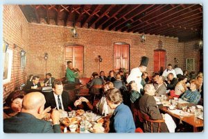 WASHINGTON D.C. ~ Restaurant TWINING COURT STABLES Chef Mario c1960s Postcard