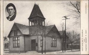 Indianapolis Indiana IN Methodist Protestant Church Pastor Day c1910 Postcard