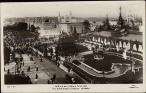 British Empire Exhibition Burma & India Pavilion 1924 Real Photo Postcard