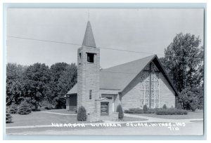 c1940's Nazareth Lutheran Church Withee Wisconsin WI RPPC Photo Postcard 