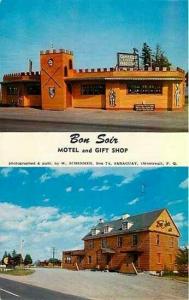 Canada, Quebec, Grondines, Bon Soir Motel and Gift Shop, W. Schermer 11282-B