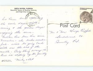 Pre-1980 PANORAMIC VIEW Boca Raton Florida FL hp4359