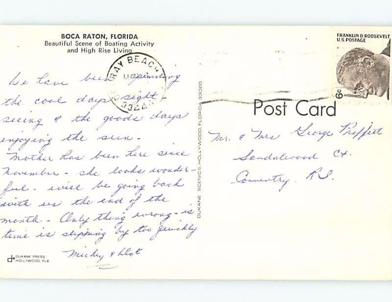 Pre-1980 PANORAMIC VIEW Boca Raton Florida FL hp4359