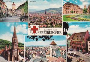 Germany Freiburg Gruesse Aus With Multi View