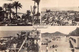 Las Palmas Spain Gran Canaria Scenic View Real Photo Postcard J55658