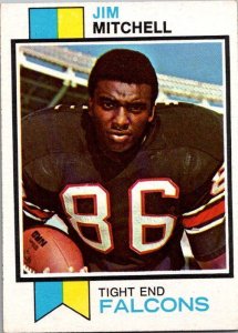 1973 Topps Football Card Jim Mitchell Atlanta Falcons sk2493
