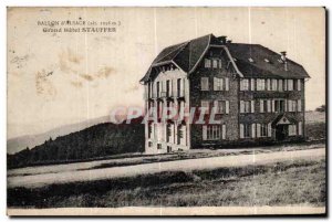 Old Postcard Ballon d Alsace Grand Hotel Stauffer