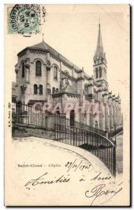 Postcard Old Saint Cloud L & # 39eglise