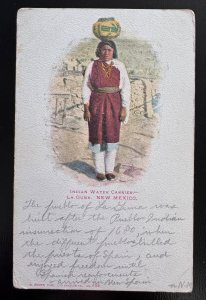 Indian Water Carrier La Guna New Mexico Native American Pottery M Rieder  (A3)