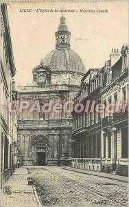 Postcard Old Lille Magdalen Church