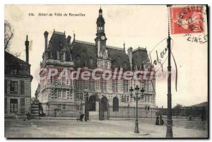 Postcard Old Versailles Hotel De Ville