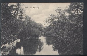 Indonesia Postcard - Kali Osjo Tjilatjap      T2665