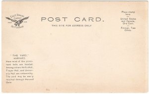 The Yard, Harvard University, Cambridge, Massachusetts, Antique Postcard