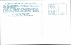 Postcard RESTAURANT SCENE Bradenton Florida FL AK3061