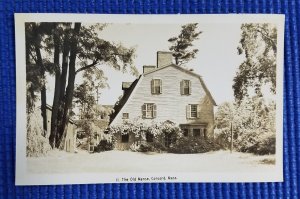 Vintage The Old Manse House in Concord, Massachusetts, circa 1900 RPPC Postcard