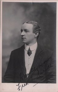 Fred Carroll Australian Musical Comedy Opera Hand Signed Old Photo