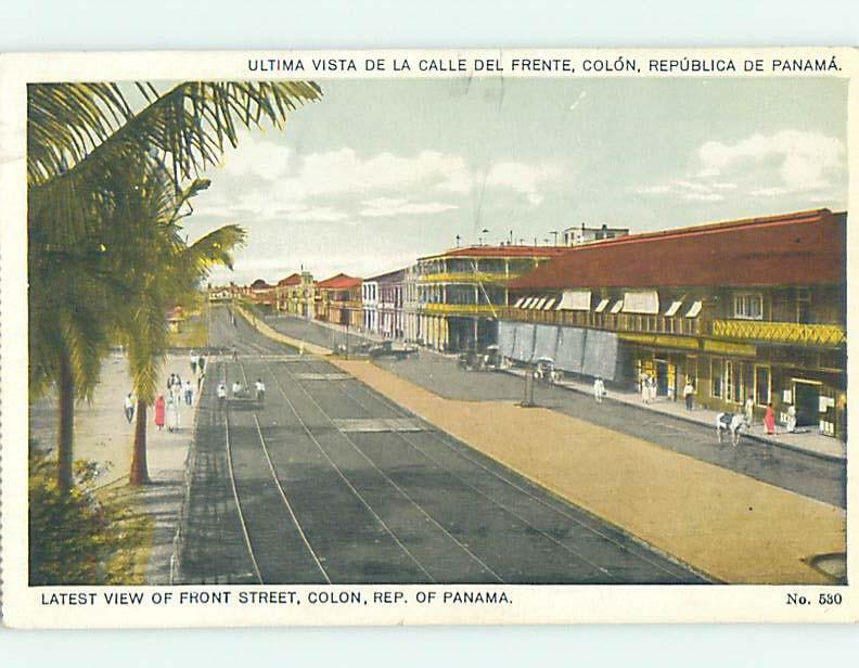 W-Border SHOPS ON FRONT STREET Colon Panama hn6405