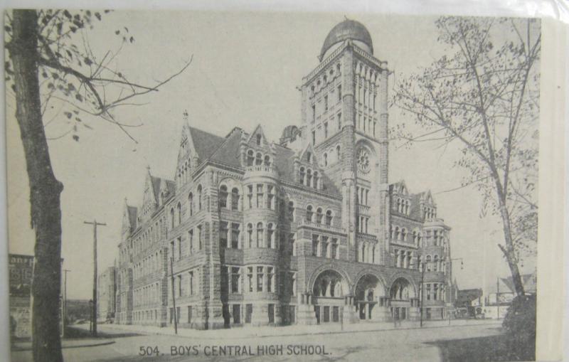 Boys Central High School Philadelphia PA -vintage