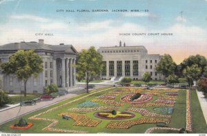 JACKSON, Mississippi, 1930-40s; City Hall Floral Gardens