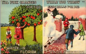 Florida I'll Pick Oranges While You Throw Snowballs Up North 1939