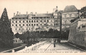 Castle Taken From Gallois Street Chateau de Blois France Vintage Postcard 1910's