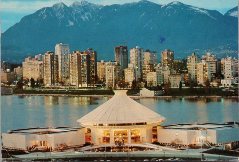 Vancouver Planetarium Vancouver BC c1972 Vintage Postcard D44