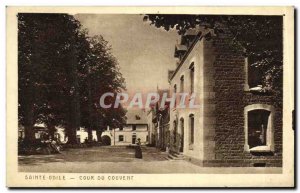 Old Postcard Mont Sainte Odile Convent Court Of