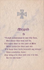 Motto Card Mizpah