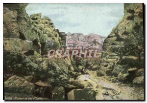 Old Postcard Les Baux Rocks Val d'Entres