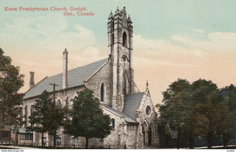 GUELPH, Ontario, Canada, 1900-10s; Knox Presbyterian Church