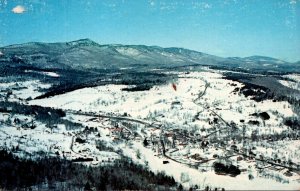 Vermont Wilmington Aerial View Showing Haystack Mountain and Mount Snow Ski Area