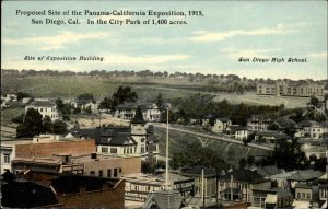 Panama-California Exposition 1915 San Diego City Park Vintage Postcard