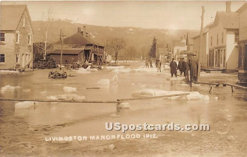 Livingston Manor Flood 1912 - New York