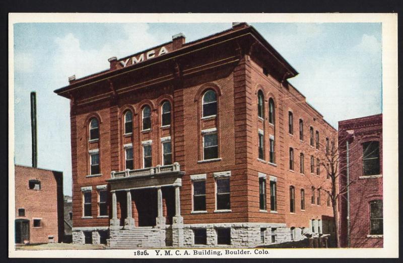 Colorado ~ Y.M.C.A. Building BOULDER - White Border